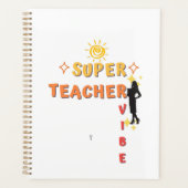 Super Teacher Vibe Planner (Voorkant)