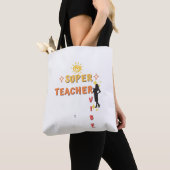 Super Teacher Vibe Tote Bag (Dichtbij)
