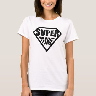Super Techie - zwart T-shirt