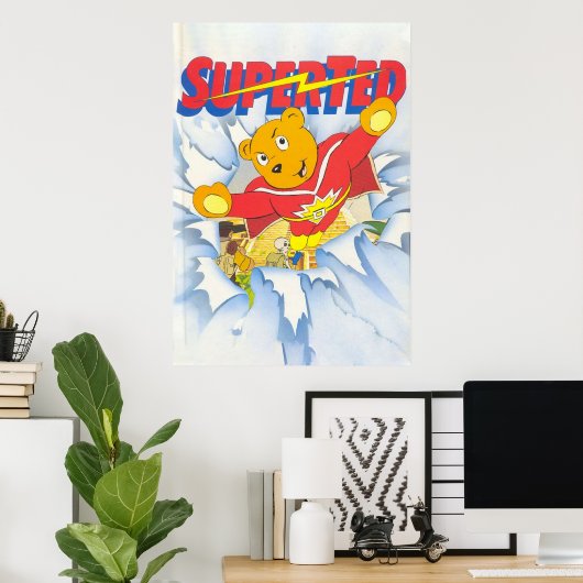 SUPER TED superieur Poster (Thuiskantoor)