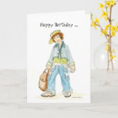 Super Teenager Birthday-kaart Kaart (Gele Bloem)