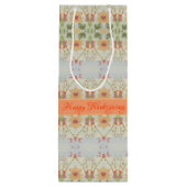 Super  Thanksgiving wijngeschenkzak Wijn Cadeautas (Achterkant)