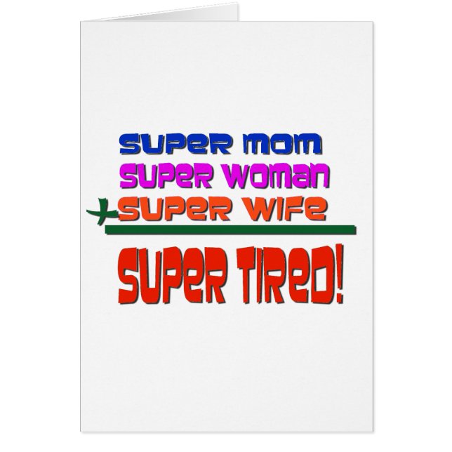 Super Tired. (Voorkant)