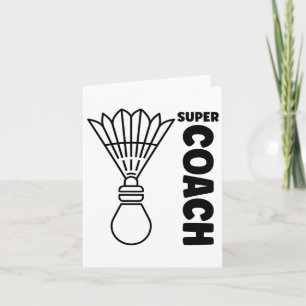 Super Trainer Badminton Sport Eenvoudige Badminton Kaart