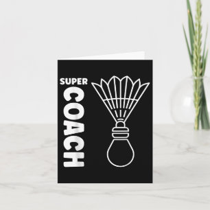 Super Trainer Badminton Sport Eenvoudige Badminton Kaart