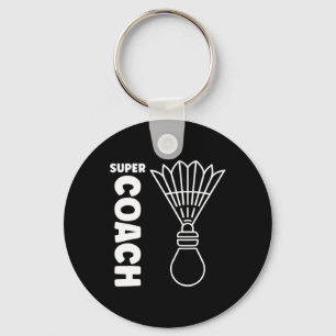 Super Trainer Badminton Sport Eenvoudige Badminton Sleutelhanger