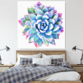 Super trendy extra grote sappige muurkunst canvas afdruk (Insitu (Slaapkamer))