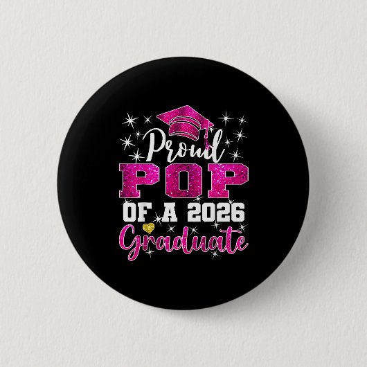 Super trots op de afstudeerpop van de afgestudeerd ronde button 5,7 cm (Voorkant)