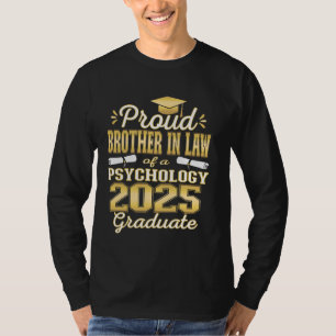 Super trotse broer in de rechten 2025 Psychologie  T-shirt