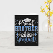 Super trotse broer van 2025 Afstuderen Afstuderen  Kaart (Gele Bloem)