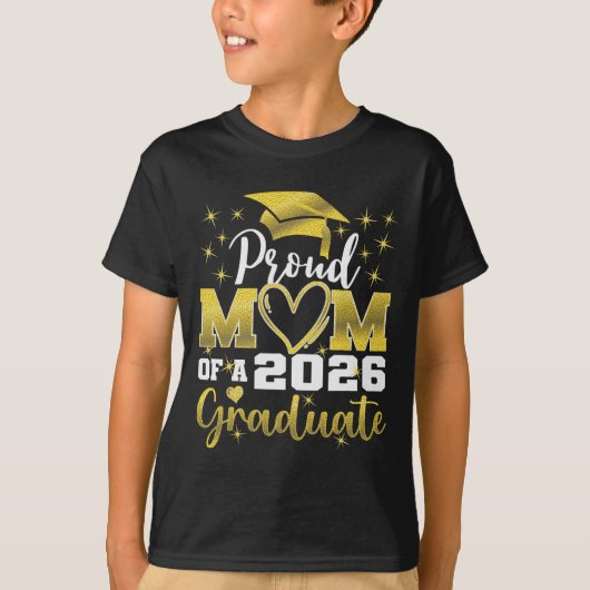 Super Trotse Moeder Van Afgestudeerde Senior Van 2 T-shirt (Voorkant)