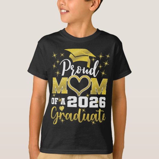 Super trotse moeder van afgestudeerde senior van 2 t-shirt (Voorkant)