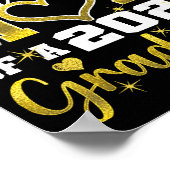 Super trotse moeder van eindexamenstudent 2026 ein poster (Hoek)