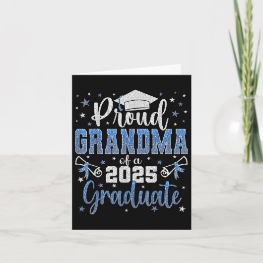 Super trotse oma van 2025 Afstuderen Afstuderen FA Kaart (Voorkant)