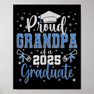 Super trotse opa van 2025 Afstuderen Afstuderen Fa Poster