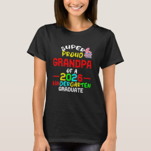 Super trotse OPA van afgestudeerde kleuter 2026 T-shirt