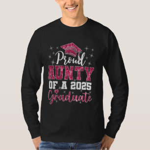 Super trotse tante van 2025 Afstuderen Senior Grad T-shirt
