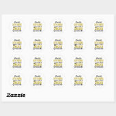 Super trotse vriend van 2025 Afstuderen Afstuderen Ronde Sticker (Vel)
