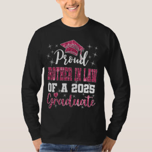 Super trotse zwager in de wet van 2025 Afstuderen T-shirt