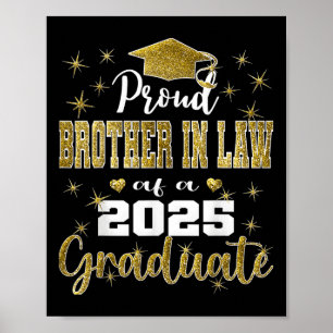 Super trotse zwager van afgestudeerde van 2025 Gra Poster