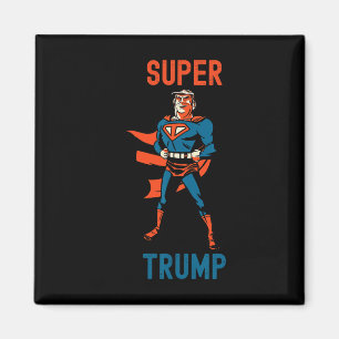 Super Trump Grappige Superheld Donald Trump Inaugu Magneet