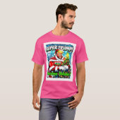 Super Trump Onze Kerstverdediger Kleurrijke Pop A T-shirt (Voorkant volledig)