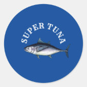 Super Tuna BTS Jin Ronde Sticker (Voorkant)