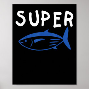 Super Tuna Fish Army Funny Kpop Music Gifts Mannen Poster