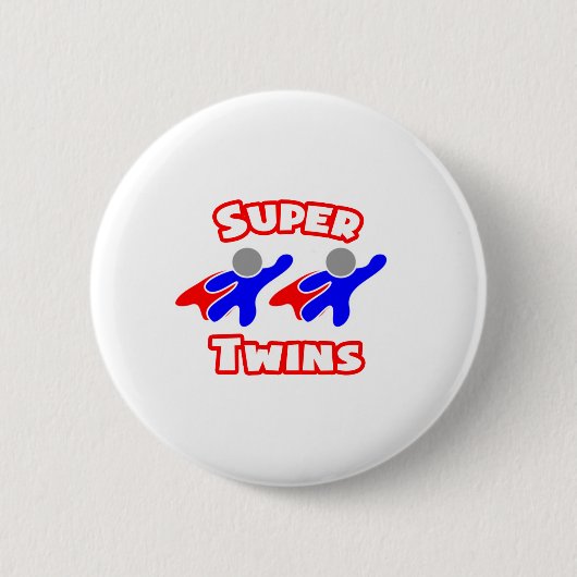 Super Twins Ronde Button 5,7 Cm (Voorkant)