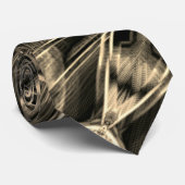 Super twisted lijkt op verbrande dennen met groeve stropdas (Opgerold)