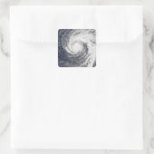 Super Tyfoon Podul Vierkante Sticker (Tas)