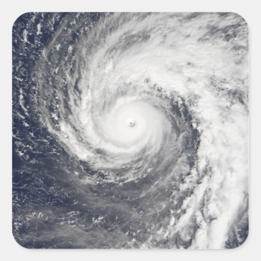 Super Tyfoon Podul Vierkante Sticker (Voorkant)