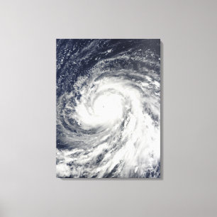 Super Typhoon Choi-wan over de Marianen Canvas Afdruk