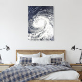 Super Typhoon Choi-wan over de Marianen Canvas Afdruk (Insitu (Slaapkamer))