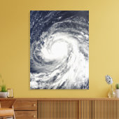 Super Typhoon Choi-wan over de Marianen Canvas Afdruk (Insitu (Woonkamer))