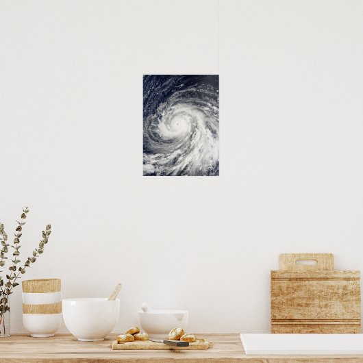 Super Typhoon Choi-wan over de Marianen Poster (Keuken)