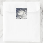 Super Typhoon Choi-wan over de Marianen Vierkante Sticker (Tas)
