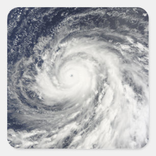 Super Typhoon Choi-wan over de Marianen Vierkante Sticker