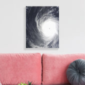 Super Typhoon Melor hangt over de Pacific Oce Canvas Afdruk (Insitu (Woonkamer))