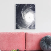 Super Typhoon Melor hangt over de Pacific Oce Canvas Afdruk (Insitu (Woonkamer))