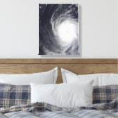 Super Typhoon Melor hangt over de Pacific Oce Canvas Afdruk (Insitu (Slaapkamer))