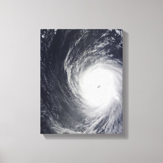 Super Typhoon Melor hangt over de Pacific Oce Canvas Afdruk (Voorkant)