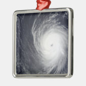 Super Typhoon Melor hangt over de Pacific Oce Metalen Ornament (Links)