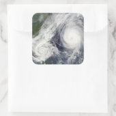Super Typhoon, Parma boven Luzon, Filipijnen Vierkante Sticker (Tas)