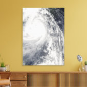Super Typhoon Wipha Canvas Afdruk (Insitu (Woonkamer))
