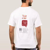 super uitverkoop zakelijke korting scan QR-code de T-shirt (Achterkant)