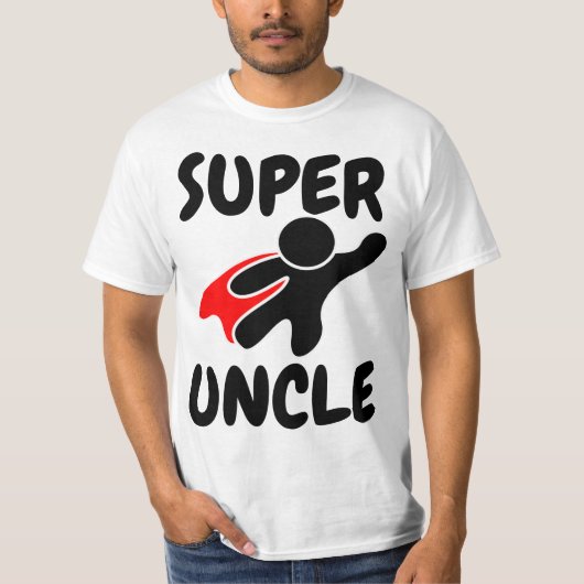 SUPER UNCLE T-shirts, Funny T Shirt (Voorkant)