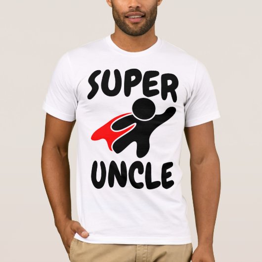 SUPER UNCLE T-shirts, Funny T-Shirt (Voorkant)