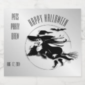 Super Unique Halloween Brew Bier Etiket (Enkel label)