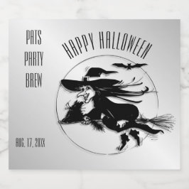 Super Unique Halloween Brew Bier Etiket